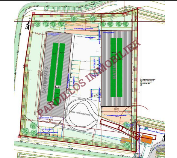 MOUEN - A VENDRE sur terrain de 1 500 m² - 6 Cellules de 152 m² à 457 m² pour activités professionnelles