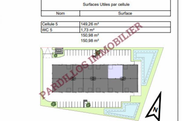 VILLERS-BOCAGE - LOCAL D'ACTIVITE NEUF & SECURISE - A Vendre - 150,80 m² env - ACTIVA PARK Terres Noires