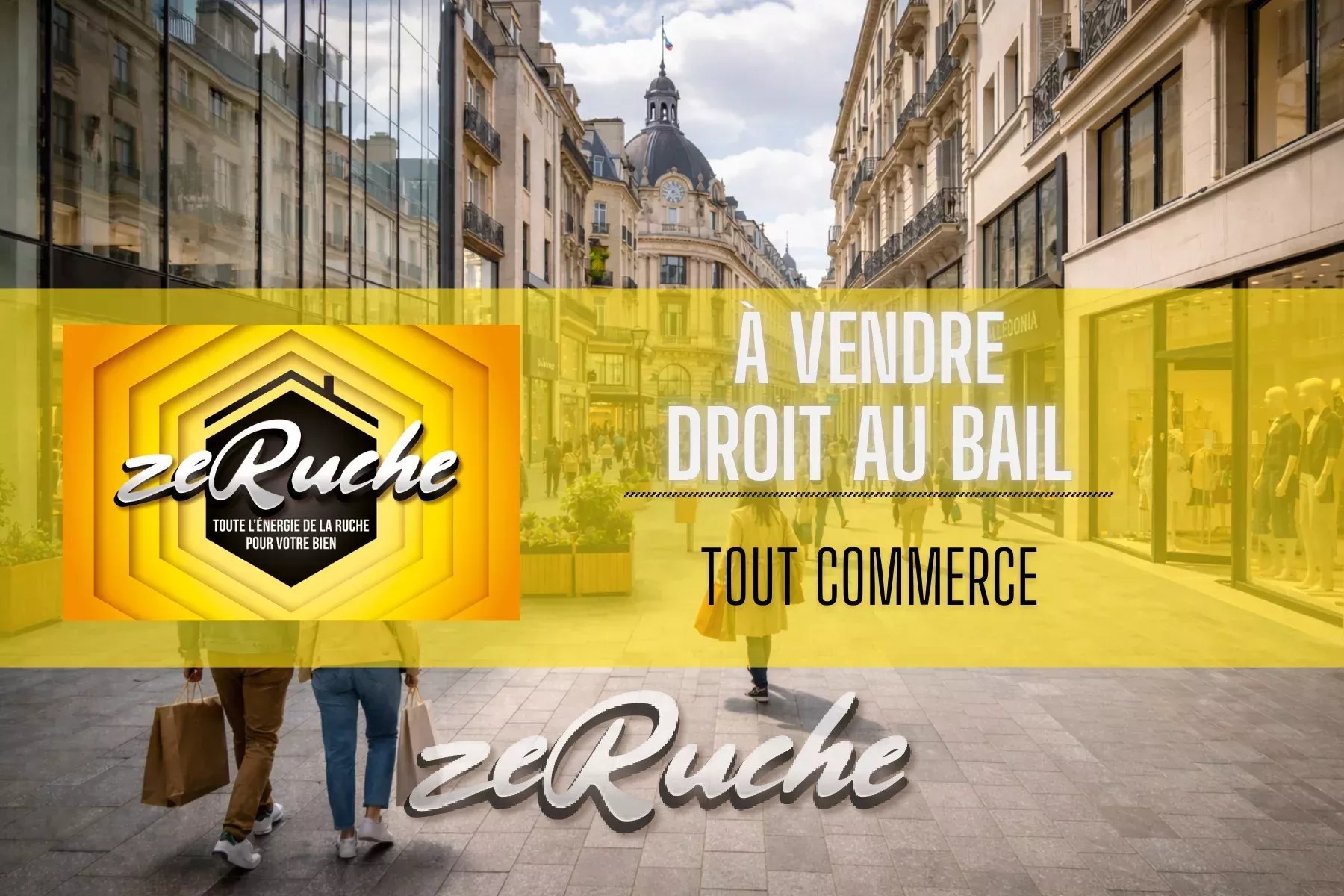 Droit au bail – Emplacement n°1 hyper centre Caen - Location et vente de locaux d'entreprise à Caen et sur la Côte Fleurie Droit au bail – Emplacement n°1 hyper centre Caen