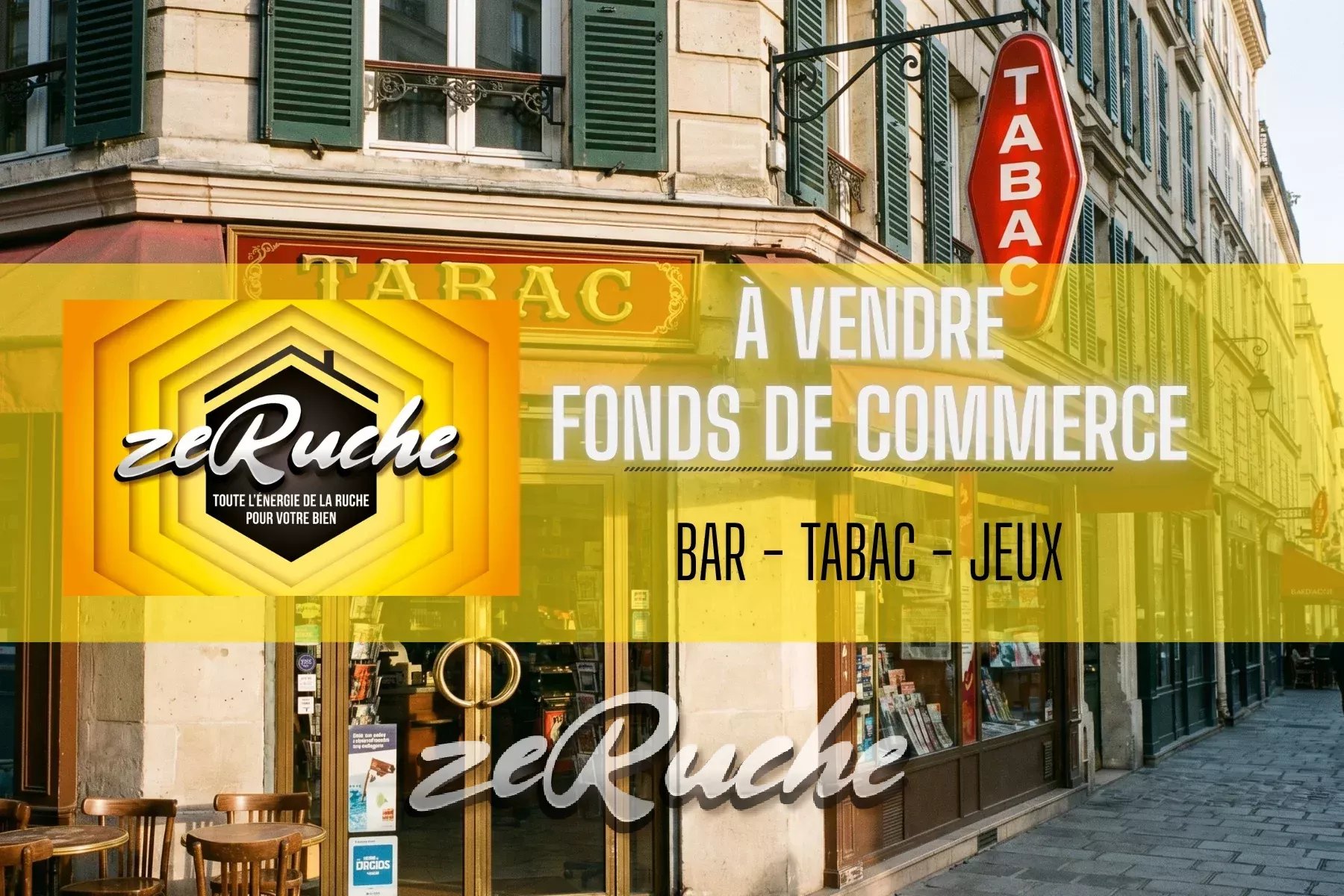 À VENDRE – BAR TABAC PRESSE JEUX
