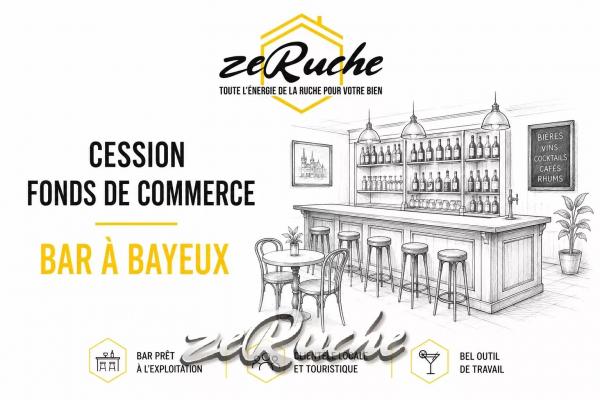 FONDS DE COMMERCE BAR - BAYEUX (Possibilité murs)