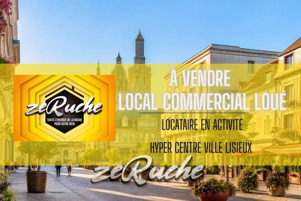Local commercial 3 pièces 61,33 m² centre Lisieux