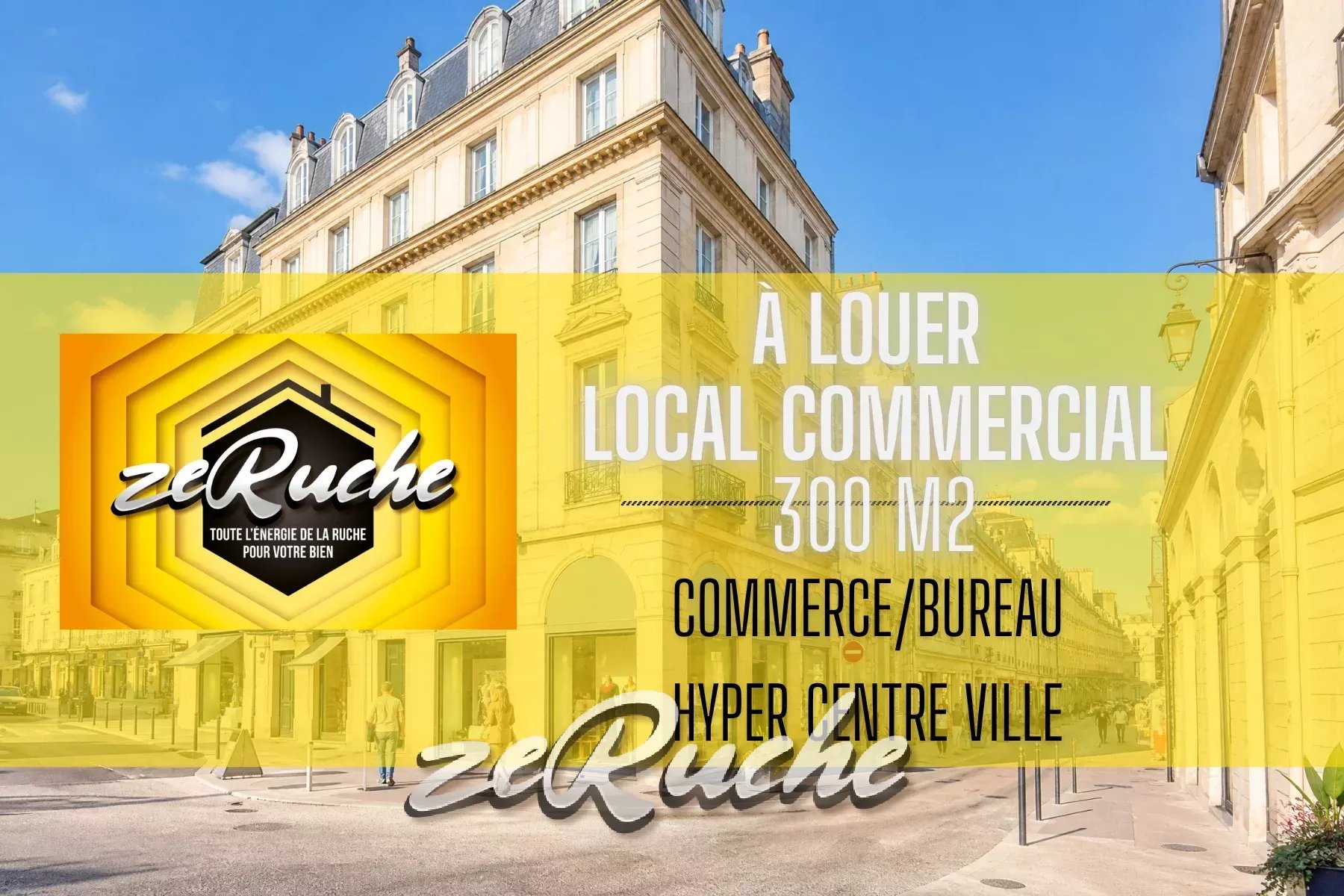 Local commercial à louer en hyper-centre de Caen 300m2